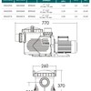 Насос - ABLETECH EPH400 2,6 kW, 4 HP, 380 V, 50 m3/h