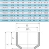 Муфта ПВХ Редукционная 110х63mm, PN10 ERA (Клей/клей)